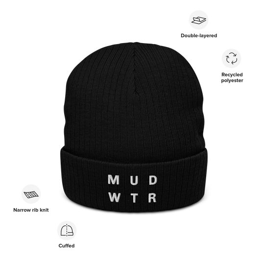 mud-wtr-beanie-u6 ribbed-knit-beanie-black-front-6478f6ebb8db4.png