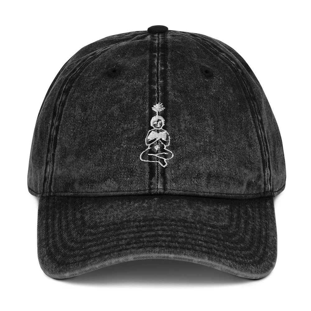 unlearn-relearn-vintage-cotton-cap-t6 vintage-cap-black-front-647546e2e4417.jpg