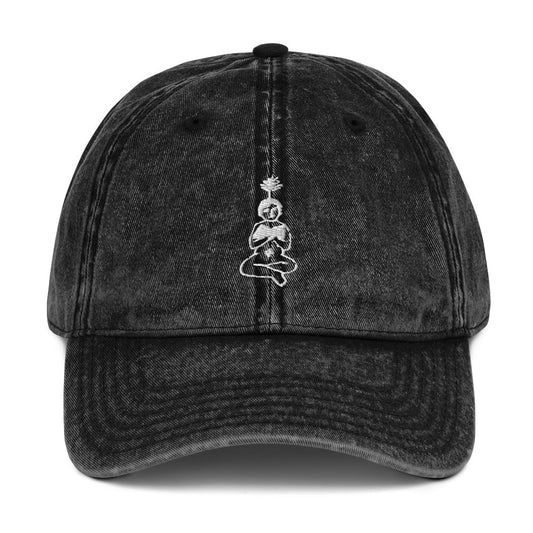 unlearn-relearn-vintage-cotton-cap-t6 vintage-cap-black-front-647546e2e4417.jpg